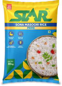 Sona masoori Rice 30kg blue